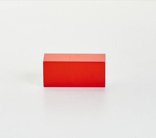 Imagen 3 de 4 de Caja Fosforera Mini Roja C/blanco 9x3,2x3,4cm (x50u) - 077rb