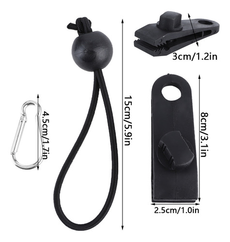 Lona Multiusos Resistente Al Viento Clips