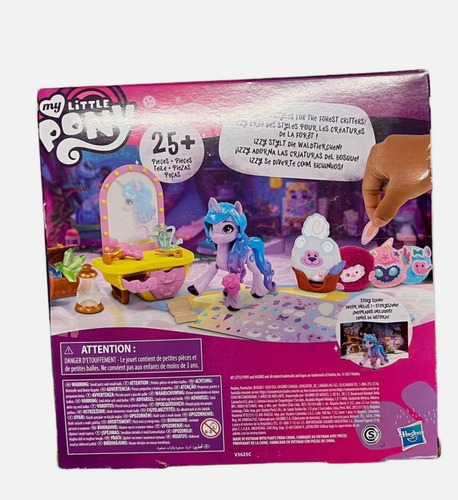 Figura My Little Pony Escenarios Mágicos Izzy Moonbow 25 Pcs