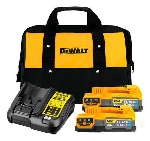 Aspirador de Pó Portátil Sem Fio Dewalt, Modelo DCV501HB, Ferramenta Ideal para Limpeza de Canteiros de Obra, Kit Acompanha 2 Baterias, 1 Carregador e Bolsa para Transporte, 20V