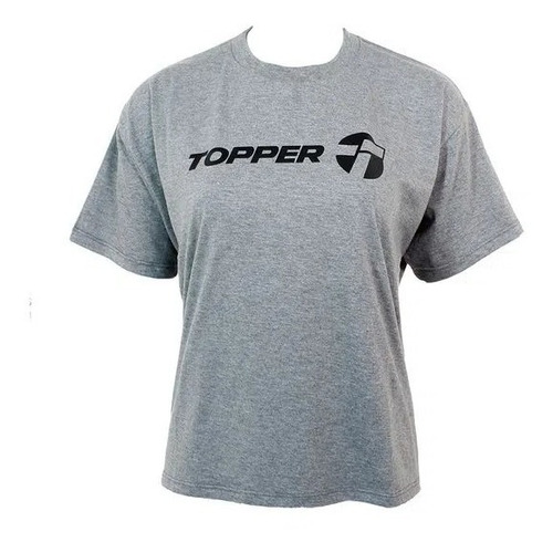 Remera  Topper Gtw Loose Brand Tee Gris Mujer