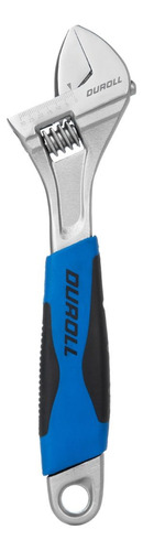 Llave Francesa Ajustable Linea Industrial 12 Pulgadas 300mm Color Plateado