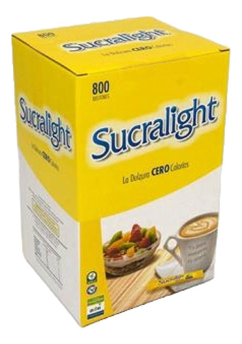 Edulcorante Sucralight Caja X800u - Suchina S.a