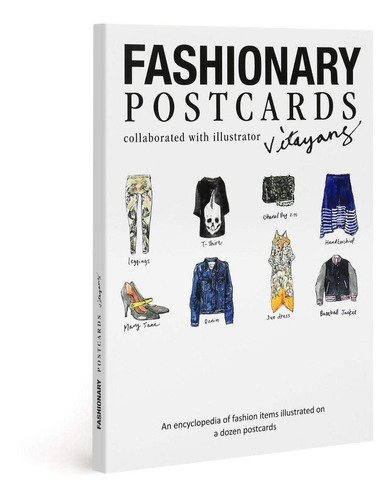 Fashionary Libro De Postales De Moda Por Vita Yang