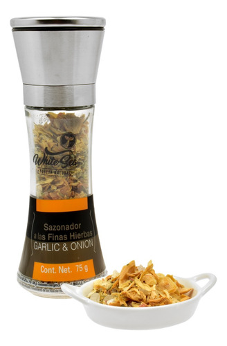 Sazonador White Sea Ajo, Cebolla Y Hierbas Con Molino 75g