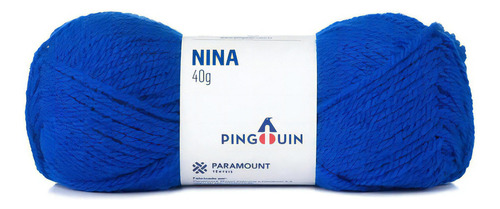 Lã Nina Pingouin 40g - Kit (pacote) Com 5 Novelos  Cor 0512 - Royal