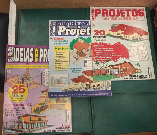 Revistas Con Planos -  Desde Brasil Projetos  X 3 Unidades