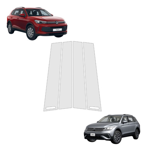 Protección De Postes Exteriores Para Tiguan Volkswagen 2024