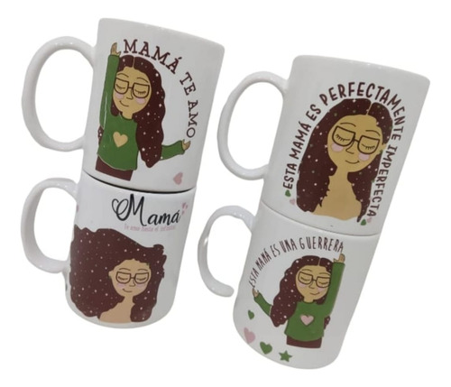 Tazas De Cerámica Regalo Empresarial Dia De La Mujer Cónicas