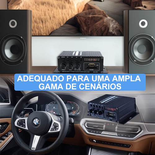 . Amplificador De Audio Estéreo Bluetooth For Hogar/coche De