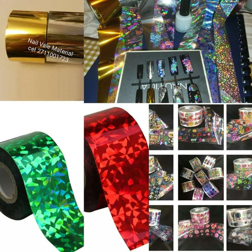 Foil Uñas 25 Mto.(1 Cu) Todo Diferen Envuelta Bolsa Celofan