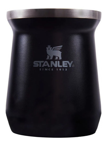 Mate 100% De Acero Negro - Stanley - Gtia De Por Vida Plan B