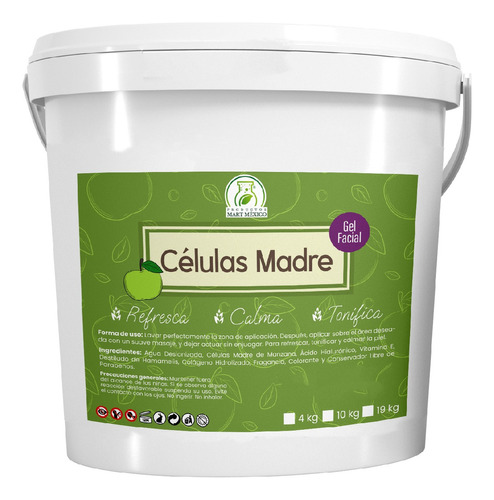 Gel Hidratante Facial De Células Madre 4 Kilo Momento De Aplicación Día/noche Tipo De Piel Todo Tipo De Piel