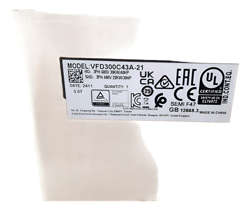 Vfd300c43a-21 Delta Electronics
