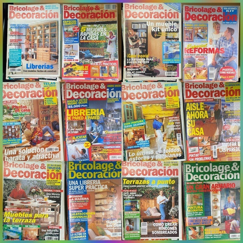 Lote Bricolage Y Decoración, 39 Revistas, Carpintería, Alt11