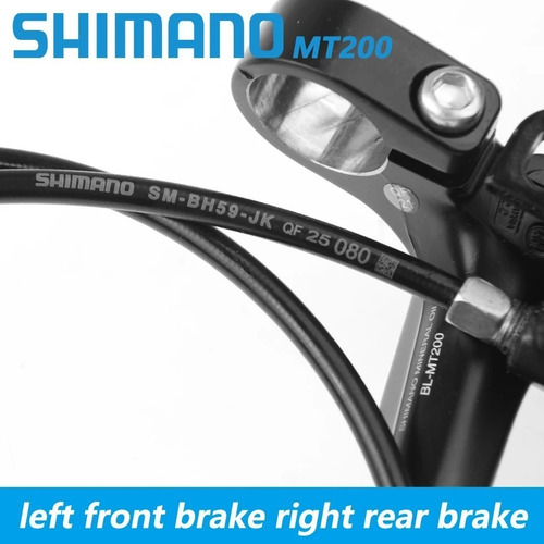 Imagen 2 de 5 de Juego De Frenos Hidráulicos Para Bicicleta Mtb Shimano Mt200
