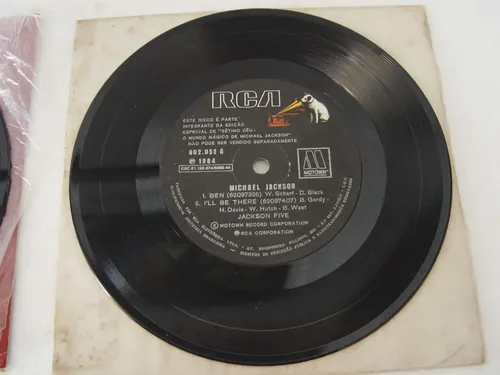 Michael Jackson レコード２枚セット 2 Vinil Compacto Michael Jackson 1984 1987 Toca Disco N Cd
