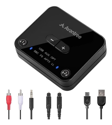 Adaptador De Audio Bluetooth Transmisor Para Tv +  Cables