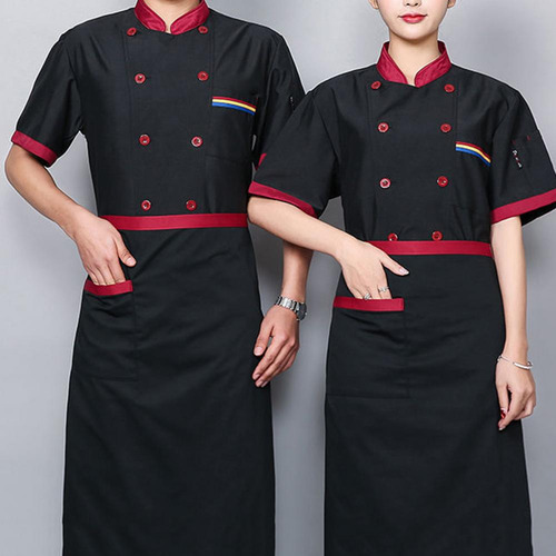 Camisa Unisex De Manga Corta Con Uniforme De Chef De Cocina