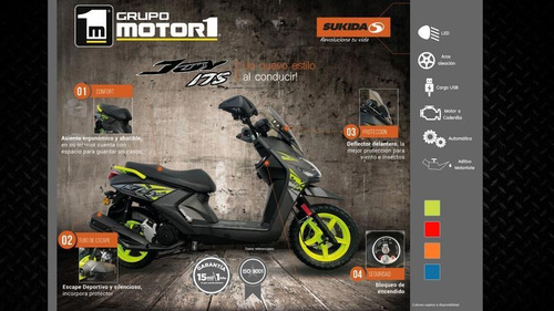 Moto Scooter Sukida Joy 175cc Año 2021