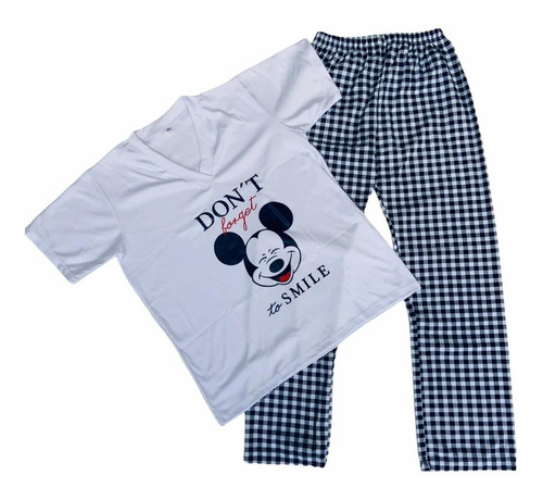 Pijama De Mickey Para Hombre - Pantalón