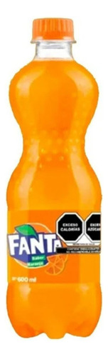 10 Pza Refresco Fanta Sabor Naranja De 600 Ml