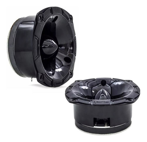 Subwoofer Upg Bomber 12 + Driver D250x + Tweeter + Corneta Cor Preto
