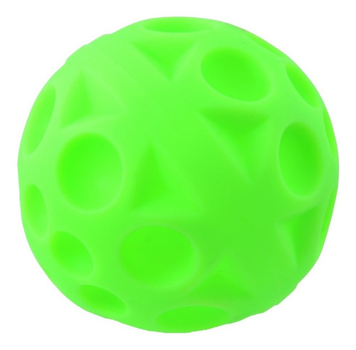 Brinquedo Bolinha Lunar Para Cães 10cm Cor Verde Líder Pet