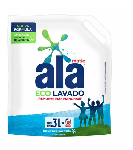 Ala Matic Liquido Dp X3l. Eco Lavado 