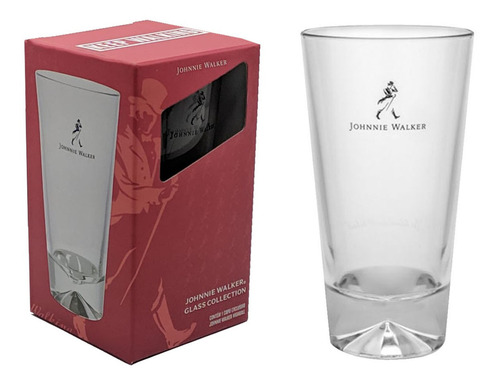 Copo Whisky Johnnie Walker Long Drink 450ml Cor Transparente