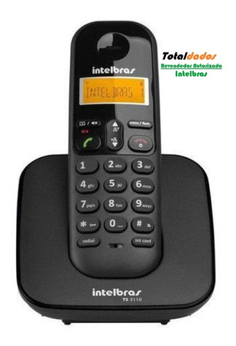 Telefone Sem Fio Intelbras Ts 3110 C/ Identificador Chamada