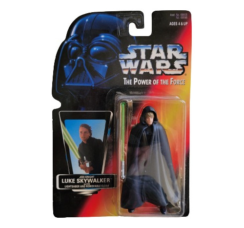 Star Wars Potf Red Card, Luke Skywalker Jedi Nuevo Y Sellado