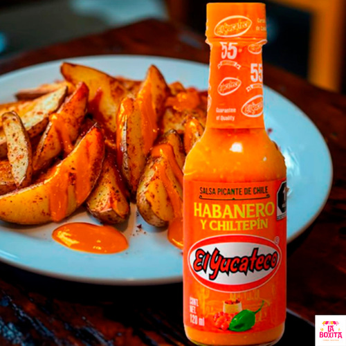 Salsa De Chile Habanero Y Chiltepín El Yucateco 120ml