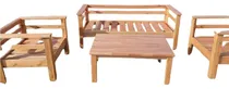Comprar Juego De Living Sillones Exterior Madera