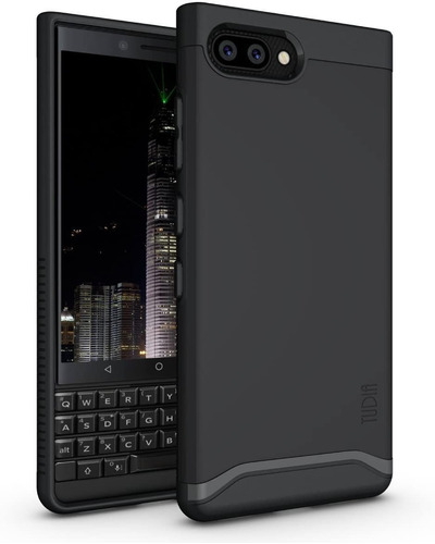  Funda Protectora Resiste Antigolpes Blackberry Key2 Negro