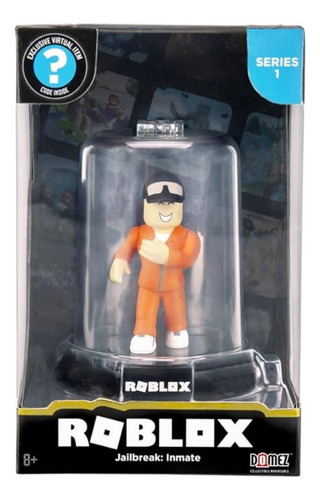 Figura Acción Roblox Jailbreak Inmate + Código Virtual