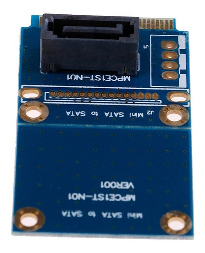 Adaptador Msata A Sata 7 Pines Convertidor Msata A Sata Color Verde oscuro