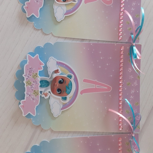 Banderines Personalizados 3d Cry Babies