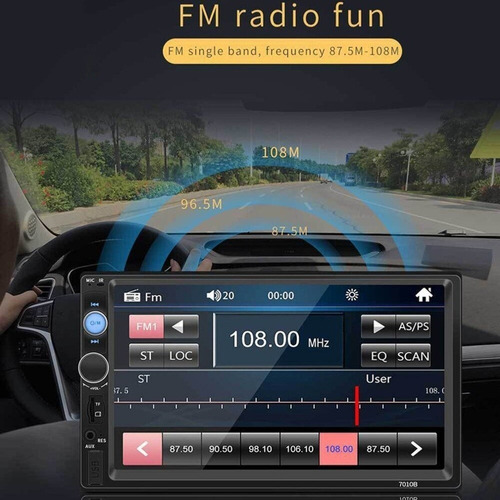 Radio Android 7 Pulgadas Radio 2 Din Pantalla Android 7010b