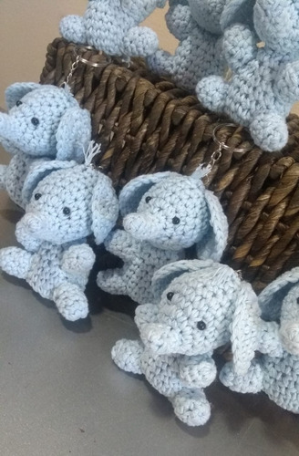 Souvenirs Elefantes Amigurumis Crochet