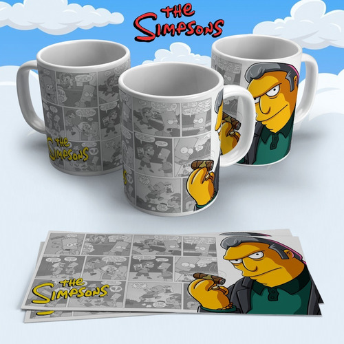Taza De Ceramica Simpsons Coleccion 2021 Tony El Gordo