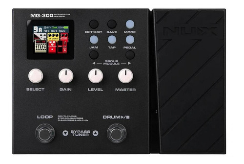 Pedalera Nux Mg-300 Pedal Guitarra Multiefectos Meses