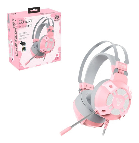 Auriculares Gamer Fantech Edición Sakura Sonido Envolvente