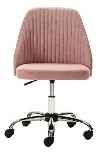 Yangming Home Office Chair, Mid-back Armless Twill Fabric
