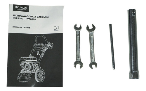 Hidrolavadora Hyundai Axial 7 Hp 3200 Psi 220 Bar Hyp3300 Color Azul Frecuencia 50/60hz