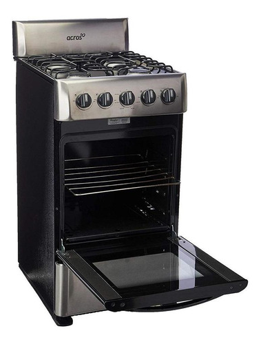 Estufa Piso Aw5300s Acero Inoxidable 4 Quemadores Acros