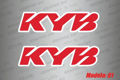 Kit 2 Calcos Kyb Kayaba Barrales Crf - Rmz - Yzf - Kxf