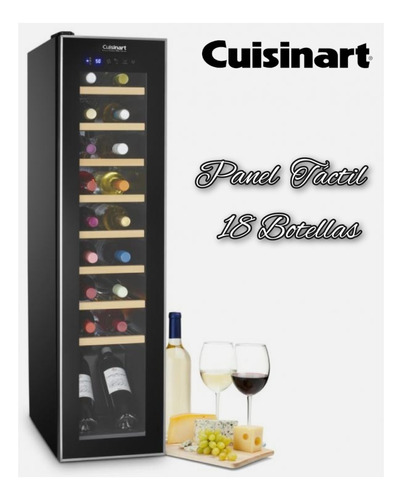 Nevera Vinera C Compresor Reserva Cuisinart 18 Botellas Vino