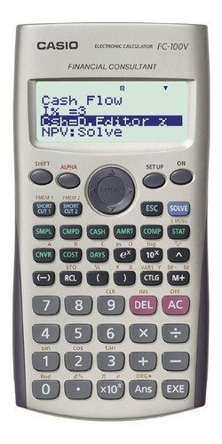 Calculadora Financiera Casio Fc-100v