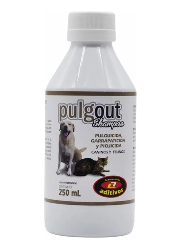 Pulgout Shampoo 250 Ml Para Perros Veterinaria Mérida